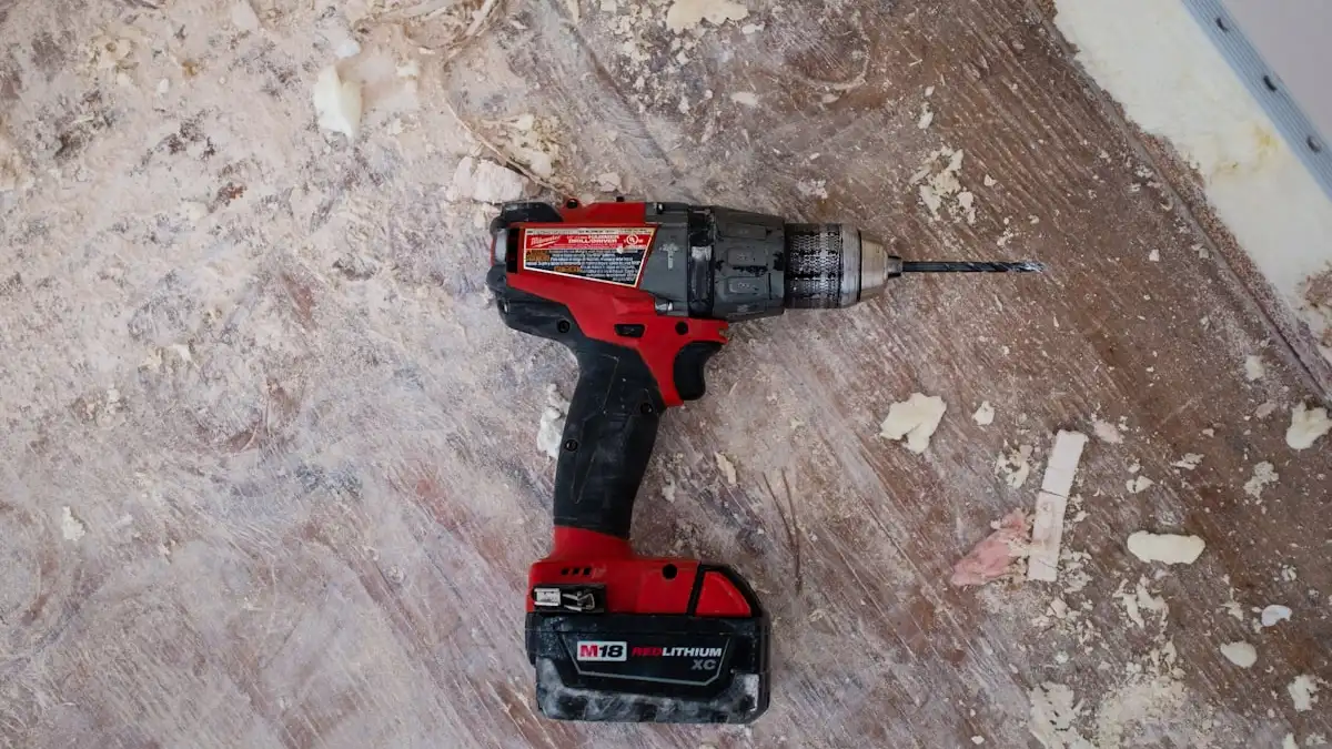 Tools and hardware for installing concealed anti tip wall anchors for leaning floor mirrors
