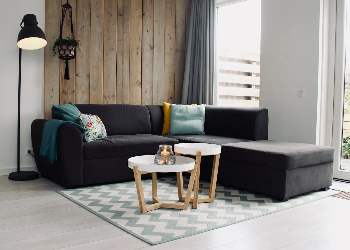 Sofa diagonal depth measurement for checking furniture fit through a doorway