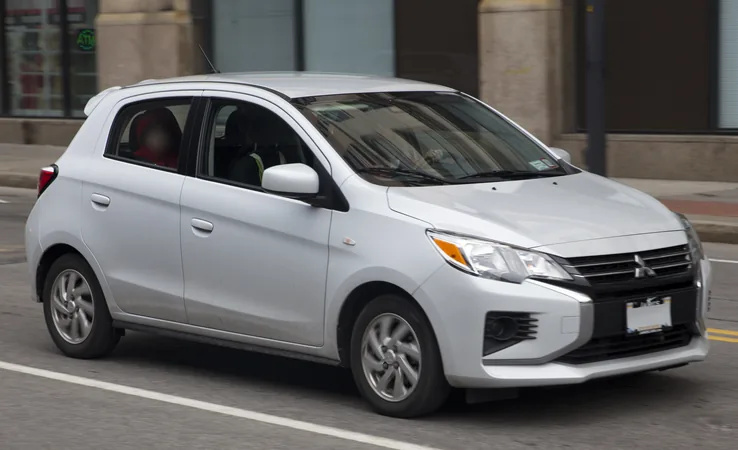 2014 Mitsubishi Mirage exterior