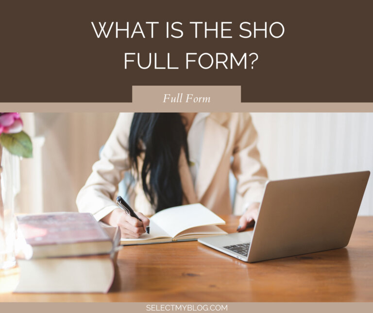 SHO-Full-Form