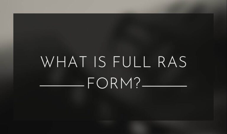 What is RAS Full Form