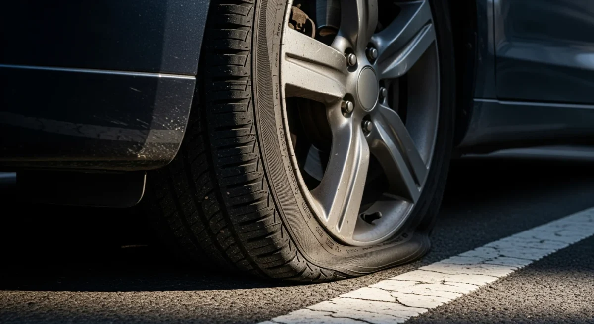 How Long Can a Car Sit on a Flat Tire