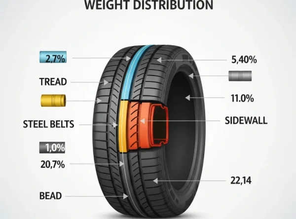 How Much Does a Car Tire Weigh? An Expert’s Complete Guide