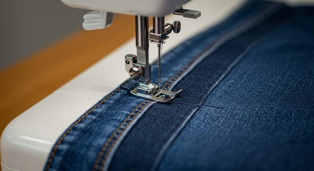 Using a Sewing Machine for the Strongest Repair