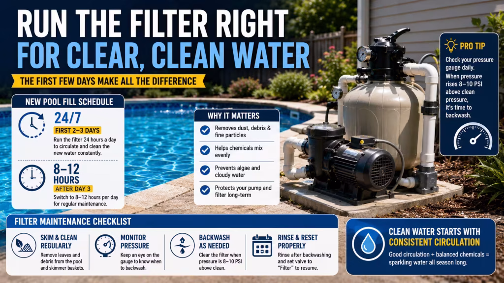 Why won't my pool pump prime after filling, and how do I fix it
