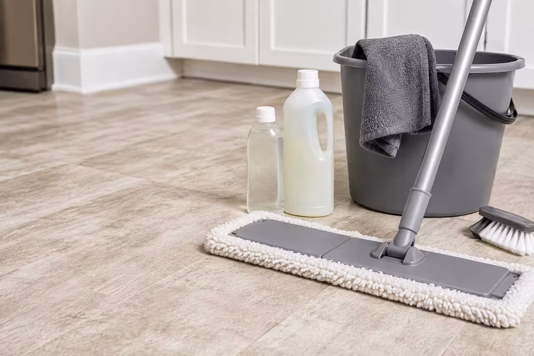 How to Deep Clean Vinyl Floors Without Damaging Them