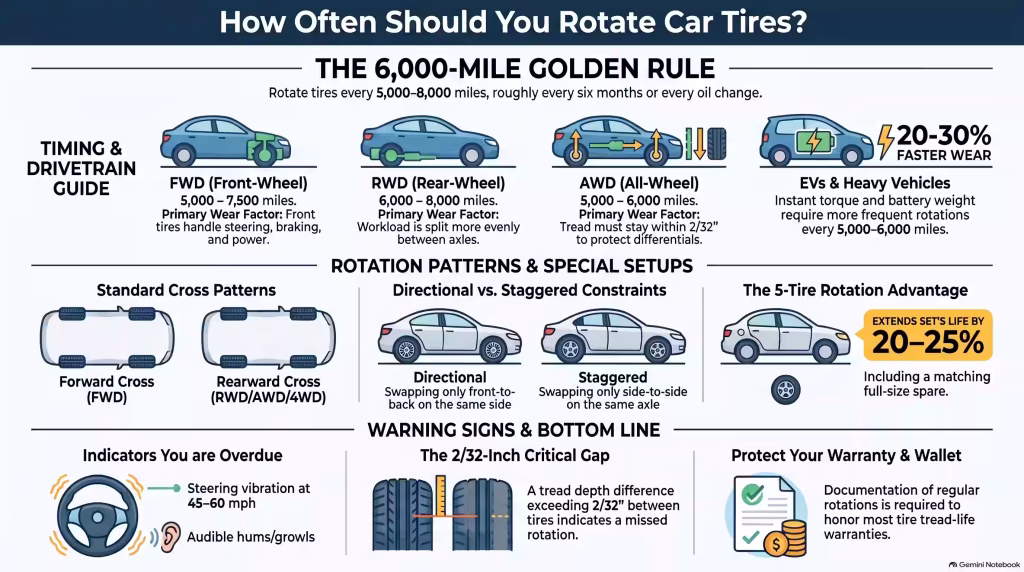 How Often Should You Rotate Car Tires