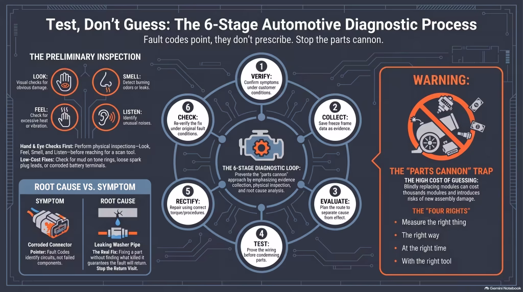 automotive diagnostic process