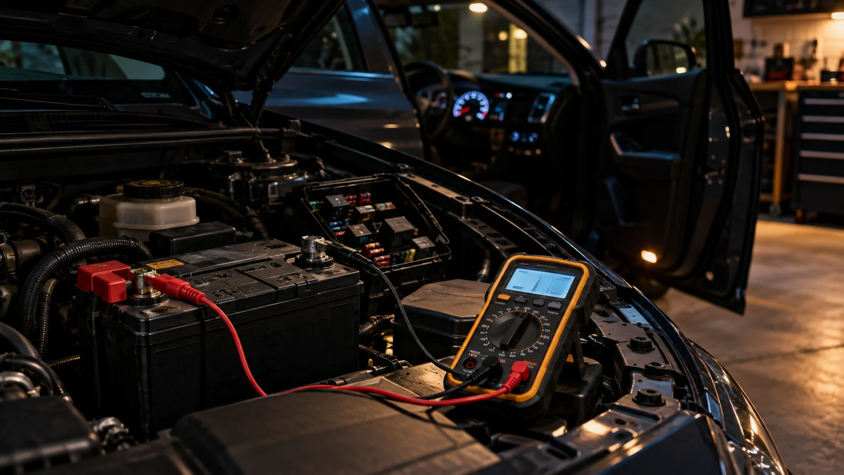 Diagnosing overnight car battery drain