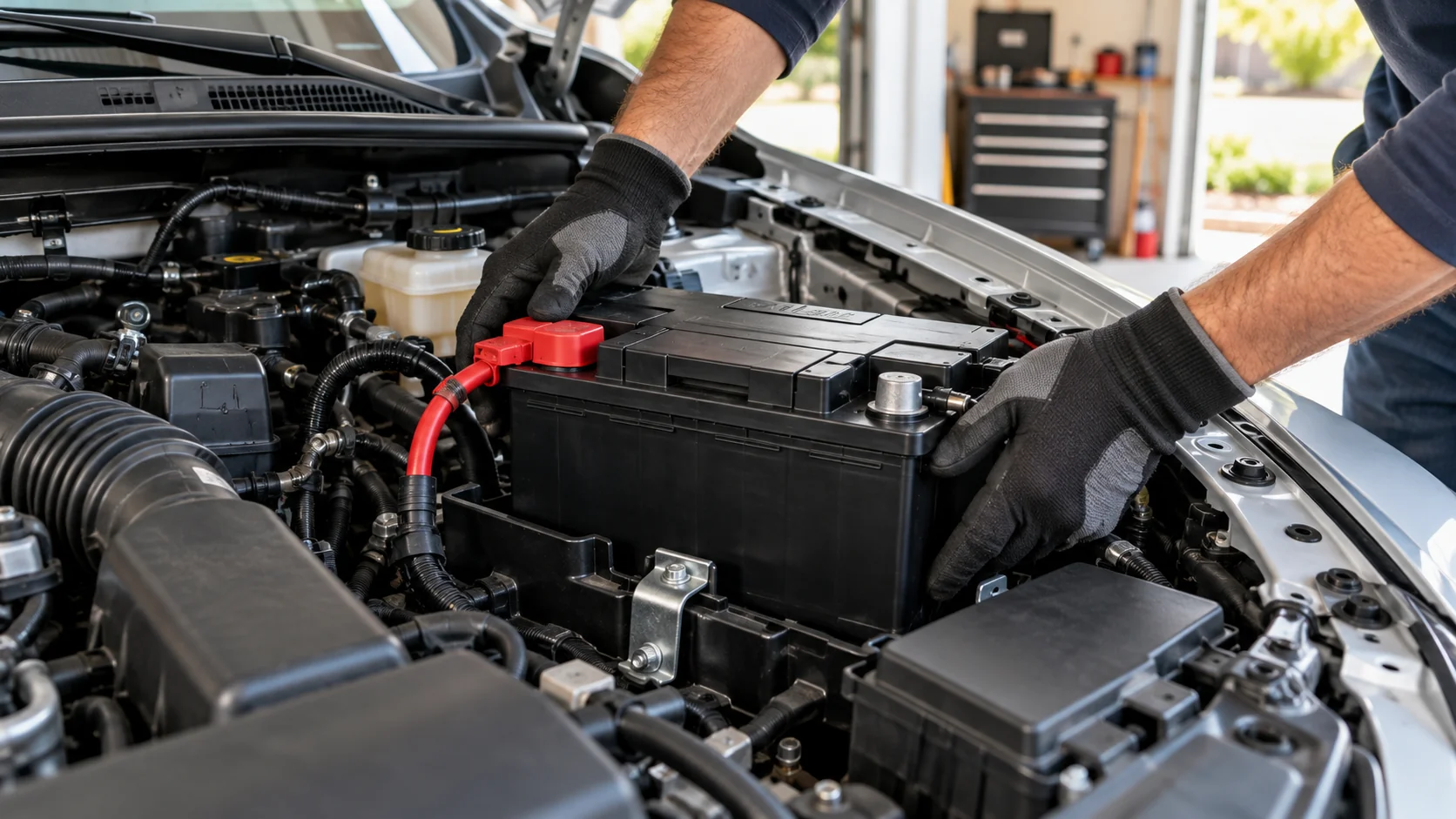How to install a car battery safely